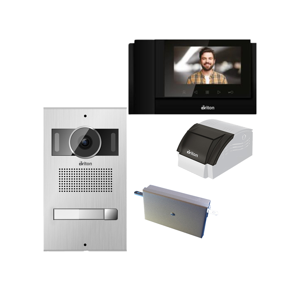 یک واحدی کامل برایتون با مانیتور 7 اینچ بدون حافظه مشکی(Briton)