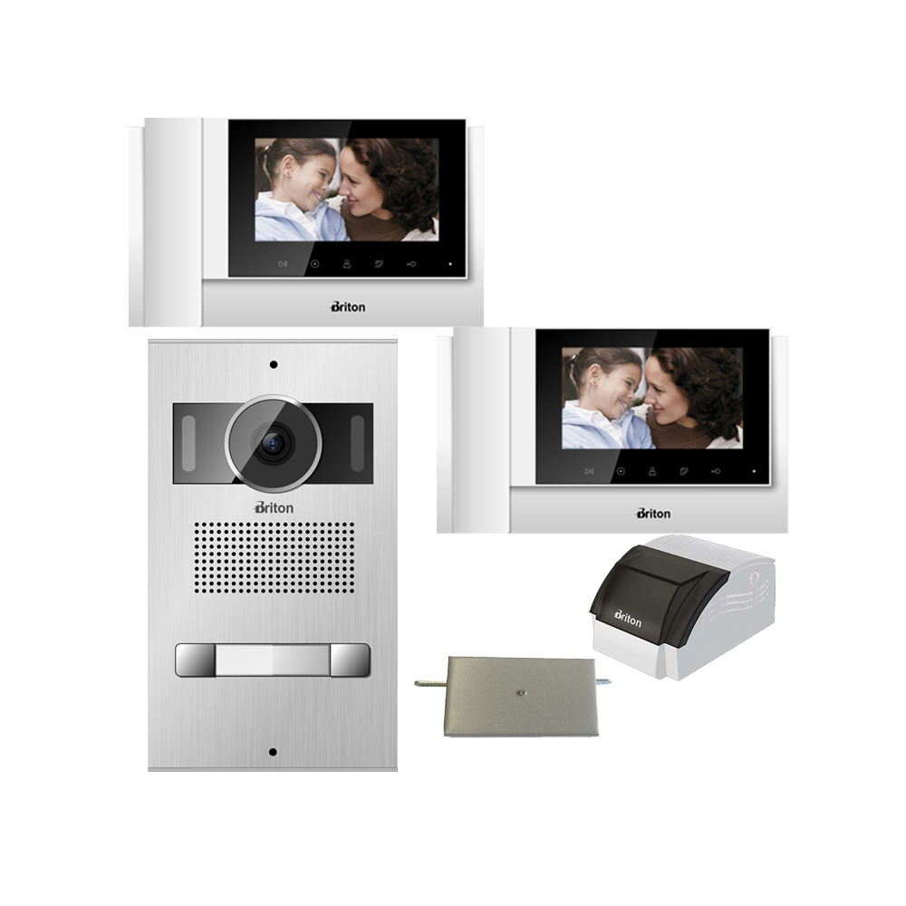 دو واحدی کامل برایتون با مانیتور 7 اینچ حافظه دار (Briton)