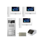 سه واحدی کامل برایتون با مانیتور 4.3 اینچ حافظه دار(Briton)