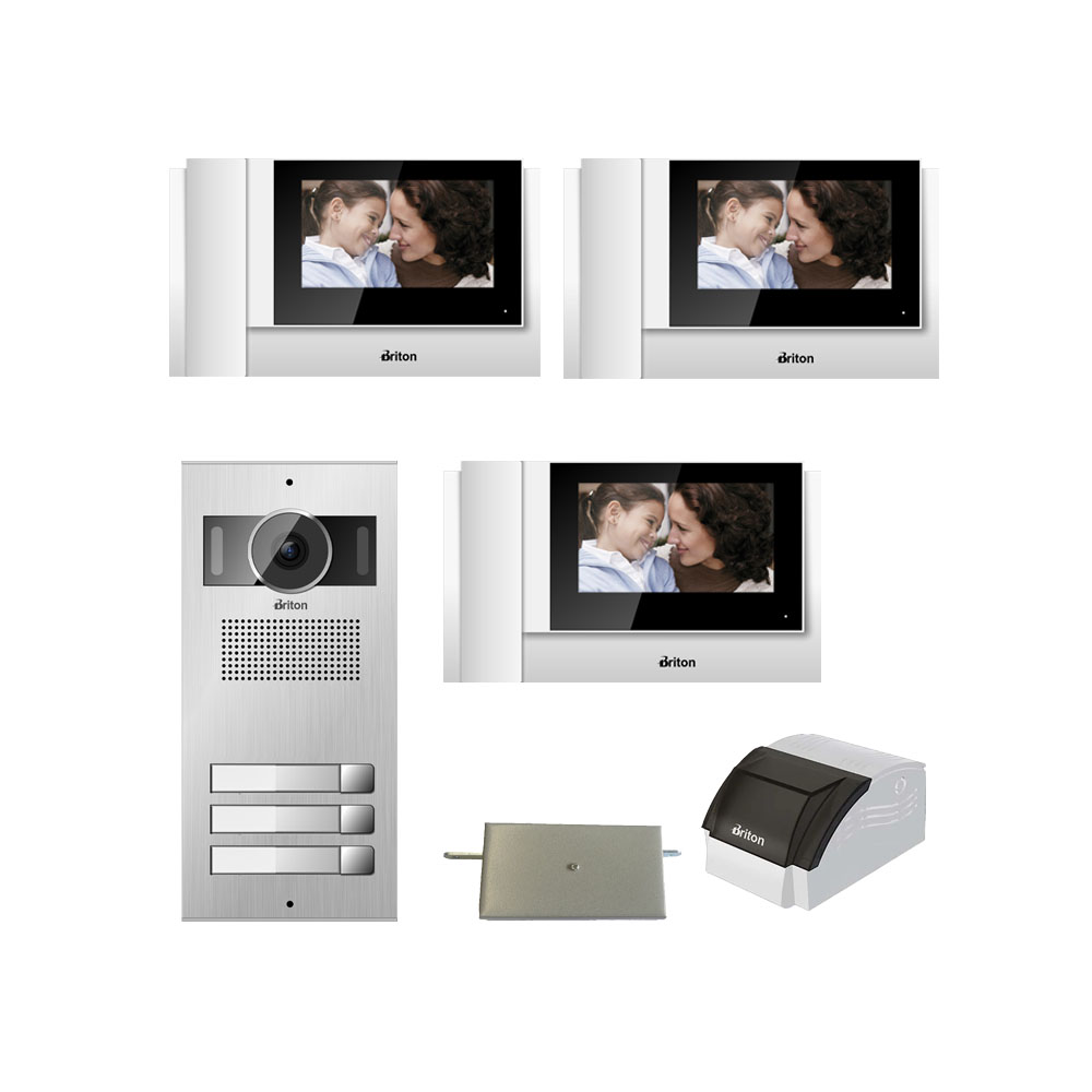 سه واحدی کامل برایتون با مانیتور 7 اینچ WIFI دار(Briton)