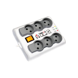 محافظ برق 6 خروجی 5متری صوتی تصویری اُمگا